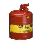 5 Gallon Steel Safety Can for Flammables, Type I, Flame Arrester, Red  Image 1