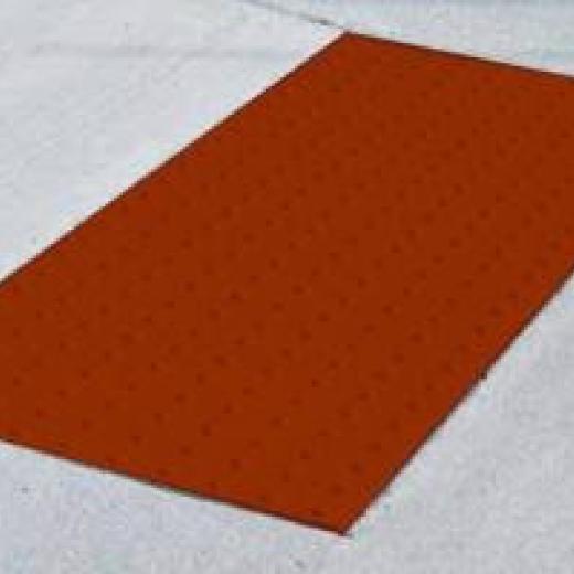 ADA Solutions Surface Applied Tactile 24"x48" Brick Red