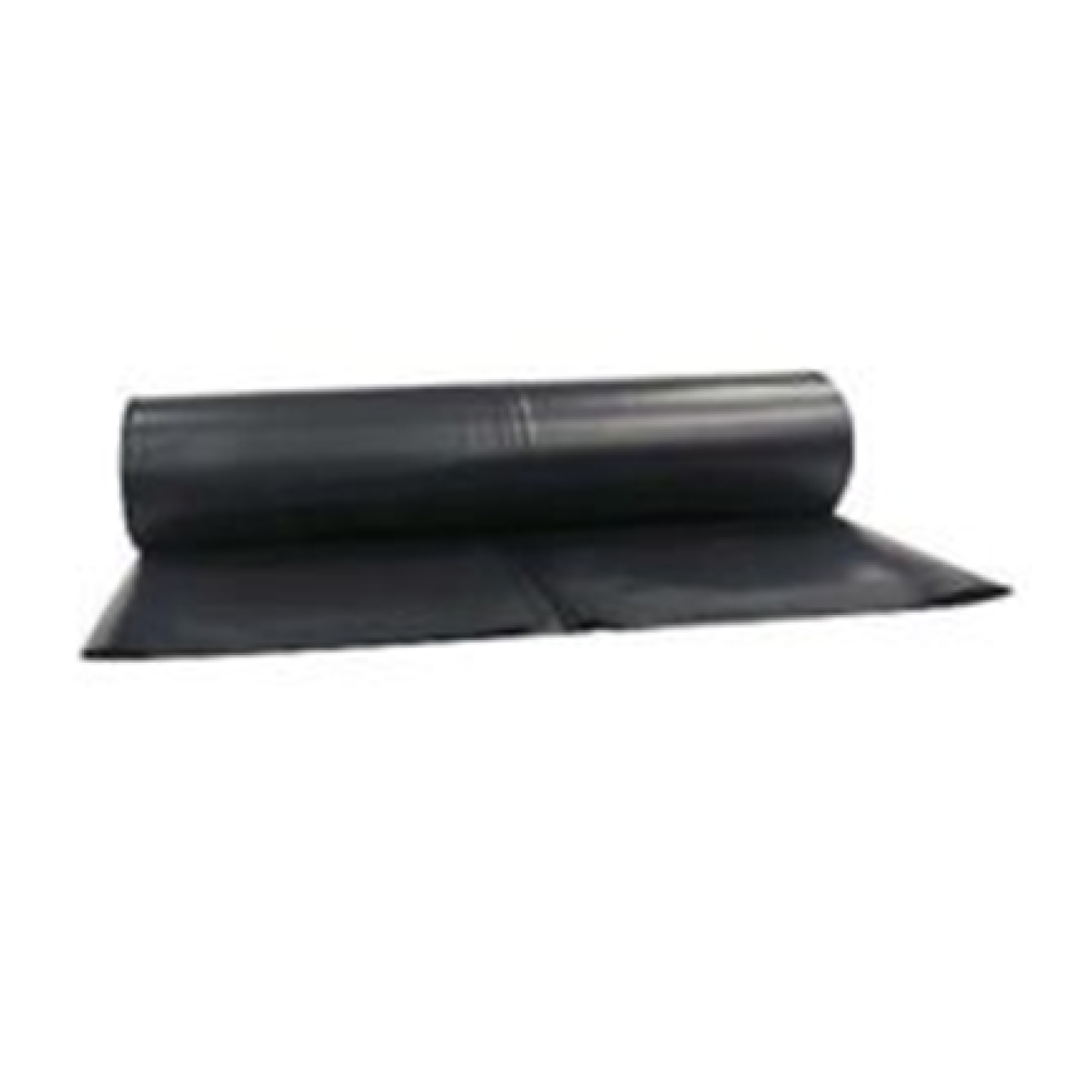 20' x 100' 6 Mil Black Visqueen Image 2