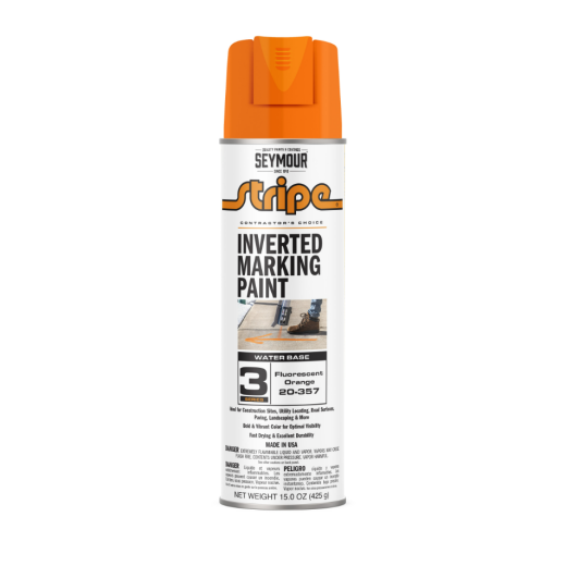 Seymour Florescent Orange Inverted Ground Marking Paint 