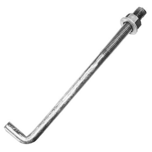 1/2" x 10" Galvanized Anchor Bolts, 50/Box