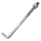 1/2" x 10" Galvanized Anchor Bolts, 50/Box Image 1