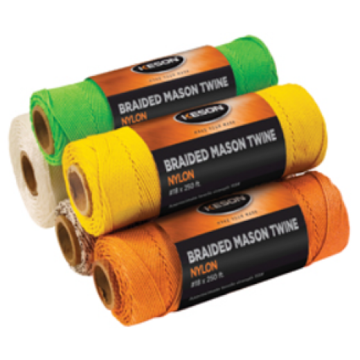 Keson GB1000 Braided Mason Twine, 1000' 