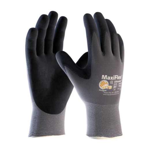 Maxiflex Ultimate Gloves Micro Foam Nitrile Coated Palm Coat, Small