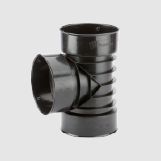 6 " Corrugated Tile Straight Tee Fitting