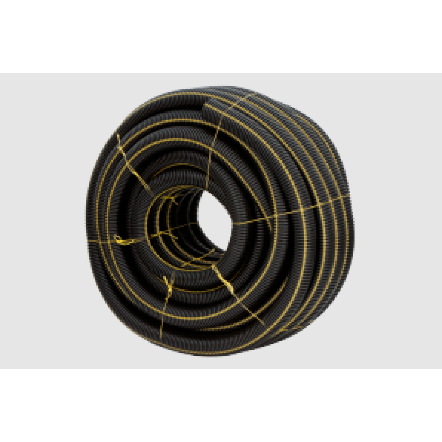 4" x 100' Flexible Corrugated Perforated Drain Tile Roll  Image 1