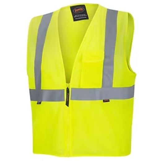 Pioneer Mesh Safety Vest No Pockets, X-Large